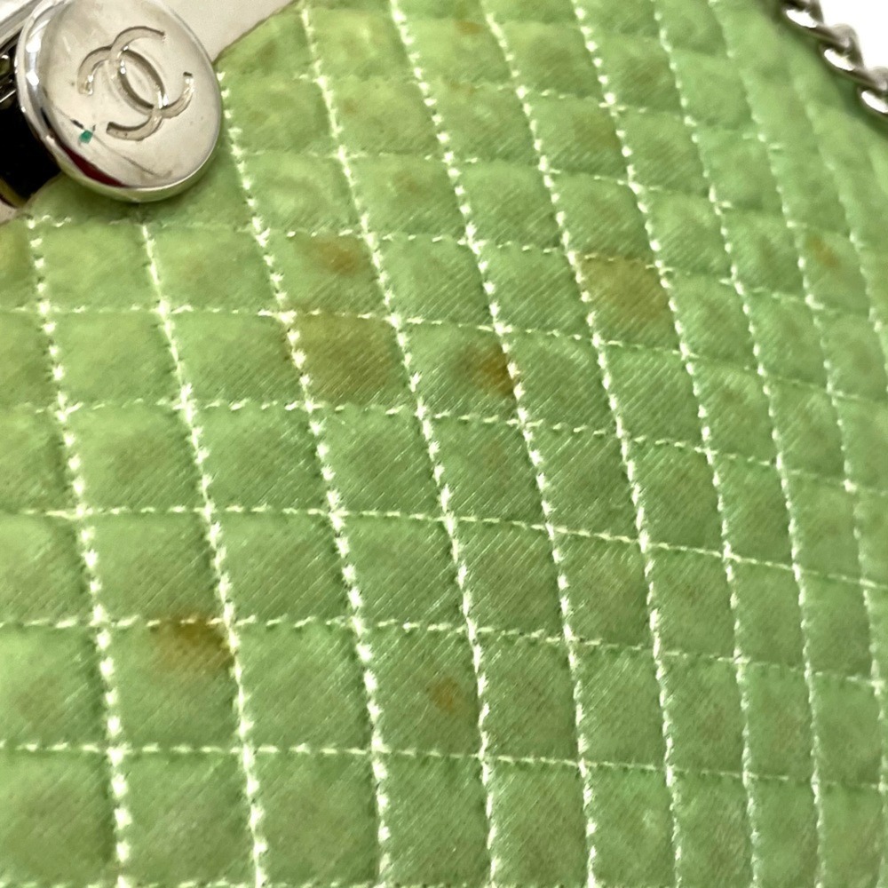 CHANEL Green Logo Shoulder Bag - Picture 7 of 13